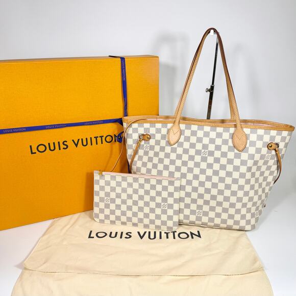 Louis Vuitton Damier Azur Neverfull MM - Picture 2 of 16